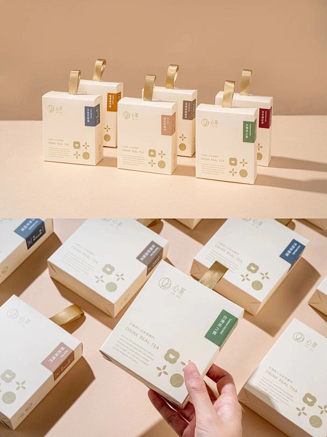 茶包装设计分享｜简约现代清新茶叶包装_1...