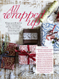#圣诞季#Wrapped all up，包礼物确实是一门艺术。（#Country Living UK# December 2016)