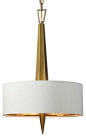 Uttermost Obeliska 3 Light Gold Chandelier transitional-chandeliers