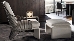 梳打绿采集到【家具品牌】Minotti