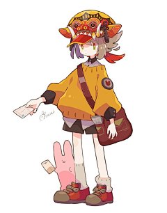 9款色彩细腻的日系角色设计 - 优优教程网 - 自学就上优优网 - UiiiUiii.com : 餅村 的一组插画，丰富的色彩搭配和典型的日系人物造型，每一幅画面的细节处理都非常细腻，可以从中感受到新年的氛围~