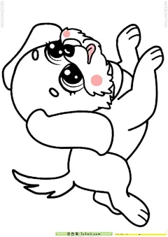 12张爱吐舌头的可爱小狗子儿童涂色简笔画免费下载！ | 涂色集，涂色画打印大图 : 小狗吐舌头的行为通常与以下几个原因有关：调节体温：狗通过吐舌头喘气来散热。因为狗的汗腺不像人类那样遍布全身，它们主要通过喘气和脚垫来散热。当狗的体温升高时，它们会伸出舌头快速呼吸，这样可以帮助它们冷却下来。呼吸：有时候，狗吐舌头可能是因为它 12张爱吐舌头的可爱小狗子儿童涂色简笔画免费下载！