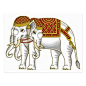 Thai Erawan White Elephant Postcard | Zazzle.com