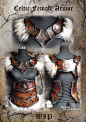 Celtic Female Armor set - WIP by Deakath on deviantART