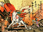 [游戏原画]-[大神Okami]优秀作品欣赏_设计灵感欣赏