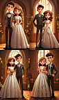 sighpotodulgli_A_couple_wearing_wedding_dresses_and_grooms_suit_0da02d9b-b18a-40ce-aba2-eb52e4fc0621