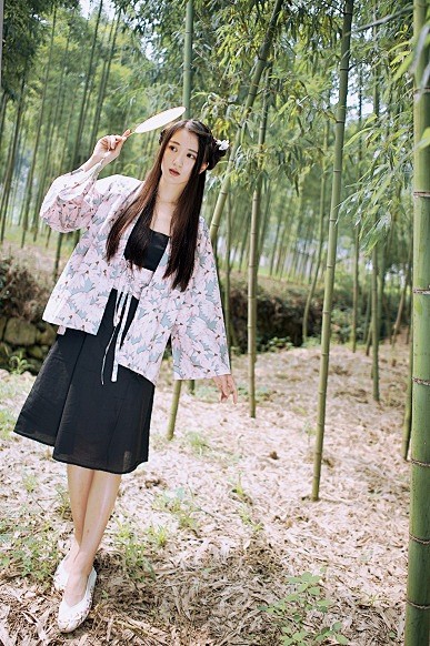 【定】阿粮家 亭亭 汉服褙子 改良褙子-...