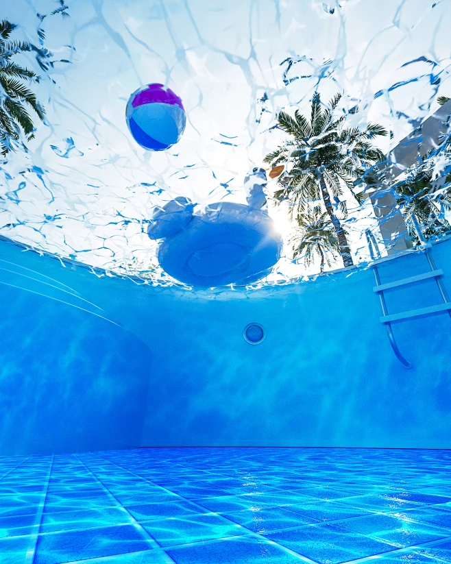 Pool Season / CG Illustration : The perfect way to cool down on those ...