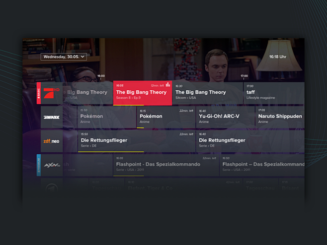 EPG – Big screen str...