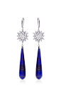 North Star Diamond Earrings With Lapis by Susan Foster for Preorder on Moda Operandi | M'O DREAM CLOSET | Pinterest