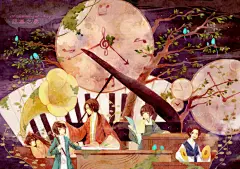 夏小鲟：喜欢清新治愈的插图和小故事，2009年底开始为《新蕾Story101》长期绘制封底，在《绘心》、《文艺风向》、《放课后》等杂志刊登绘本和插画作品。曾为小说《再见了，德彪西》、《恋文的技术》等中文版绘制封面。