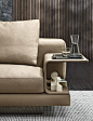 Sectional leather sofa CONNERY | Leather sofa by Minotti_3
