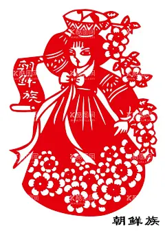 朝鲜族  - 源文件下载【酷图网】朝鲜族,剪纸,海报,展板,镂空