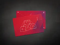 名片贴图样机PSD模板