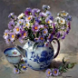 一个老奶奶笔下的唯美花卉/英国女画家Anne Cotterill