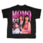 Twice Momo Retro Bootleg T-shirt Twice Shirt Kpop Shirt Kpop Merch Twice Clothing Kpop Gift for he and him Rap Hip hop Tee image 3