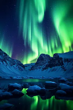 北极光自然风景视觉盛宴