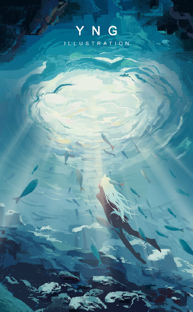 《幻想世界》系列风景插画作品，这组插画作者主要是表达幻想的世界 fantasy world，画面奇幻又神秘、温暖又亲切。光影将画面氛围烘托的 ...