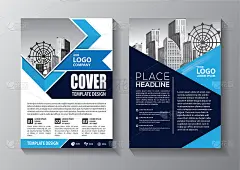 Business abstract vector template. Brochure design