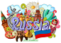 手绘涂鸦世界国家城市俄罗斯特色建筑矢量元素Russia 12 :  