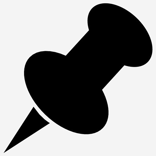 图钉戳文具图标_88ICON https...