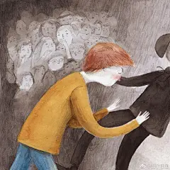 10.12
【圆子插画素材分享】
今天分享Ilaria Zanellato的插画，彩铅和黑白稿的结合也非常的好看，所以无论是用什么工具画画，画画的内容更重要，非常喜欢画面能够传达出情绪和感受的画面，码住啊～
#圆子插画#插画超话#彩铅# ​​​​