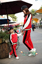 2014韩版春款亲子装母子母女装大嘴猴天鹅绒运动休闲大童儿童套装