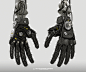 Robotic hand., Hristian Ivanov Shyne : Robotic hand. / Zbrush + Keyshot. 10 hours work.