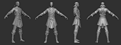 海狸先生2采集到3d 人物 3视图
