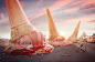 The Ice Cream Has Landed : A collaboration between Photographer And Retoucher to create in imaginative piece.