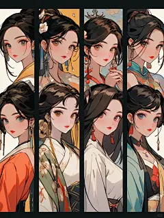 壁纸插画｜古风美女第二弹 - 小红书