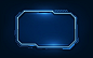 Sci fi hud modern futuristic user interface technology background with hud dashboard interface.