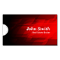 Real Estate Broker - Modern Dark Red Double-Sided Standard Business Cards (Pack Of 100)