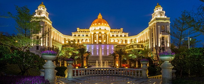 福建石狮61世茂摩天城示范区景观