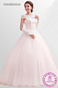韩版新娘结婚仪式婚纱 让白色秀出纯洁的爱恋_新娘婚纱礼服