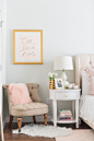 My Chicago Bedroom // Parisian Chic, Blush Pink — bows & sequins: 