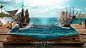 #magic, #books, #pirates, #sea, #battles, #coastal, #ports, #islands | Wallpaper No. 4523 - wallhaven.cc