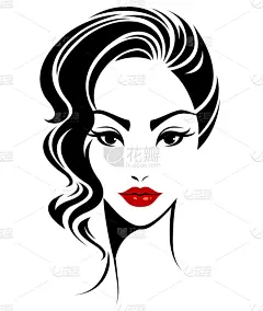 女人,品牌名称,发型,短发,人的脸部,计算机图标,华丽的,现代,自然美,头发
