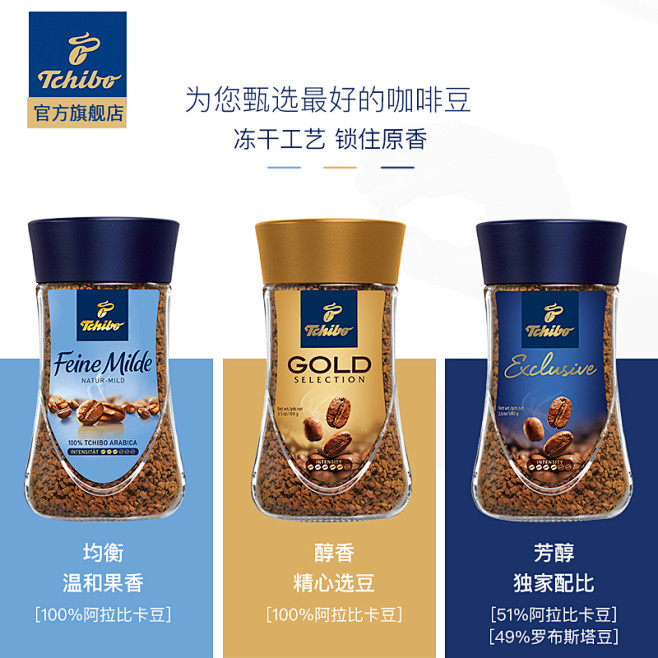 tchibo奇堡德国进口美式速溶提神学生...