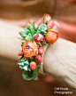 cute wrist corsage or is that flower bracelet