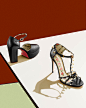 Gucci Regina Leather T-Strap Sandals