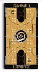 篮球场 扁平化 Oklahoma City Thunder: Rebrand on Behance