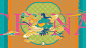 Ancient branding  china culture design Easter features International mysterious