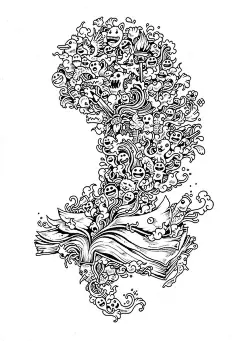 Doodle Invasion Coloring Book    |欢迎加入烩设计”QQ群：261065006进群后请按 “姓名 - 学校（城市） -专业” 修改群名片，如“ 胡伟-同济-汽车”