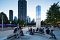 Chicago Navy Pier - nARCHITECTS | Eric Bunge, Mimi Hoang : nARCHITECTS designed new structures along the Navy Pier that merge building and landscape through re-framing, integrating and reflecting their surroundings.