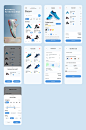 UI设计app ui界面设计鞋类电商圆角风鞋类电商