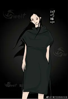 Hi~girl~每日插画：手绘时装女孩。#每日插画##手绘漫画##手绘时装女孩#  #well+独立品牌CG插画设计# ​​​​每日插画# ​​​​