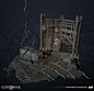 God of War - Peak's Pass Hero Asset Break Downs, Melissa Smith : This gallery highlights work I did creating props and materials. 
While I had concept for some things, for most of these I had the opportunity to design and build from scratch.   
I created 