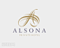 Alsona酒店logo设计