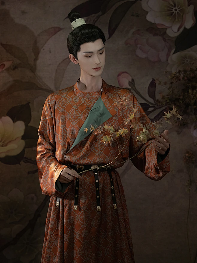 绣罗衣桑秋唐制大放量圆领袍衫复原汉服男女缺胯袍中国风非古装-淘宝网-花瓣网